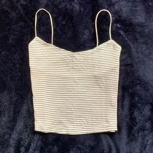 PacSun black & white striped tank top! 🖤🤍